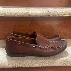 Frye Brown Leather Slip-On Loafers Size 10.5 Like New Condition